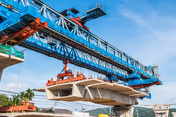 fragment view of the road under reconstruction