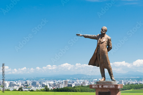 クラーク博士像 札幌観光のイメージ Wall Mural Wallpaper Murals Tkyszk