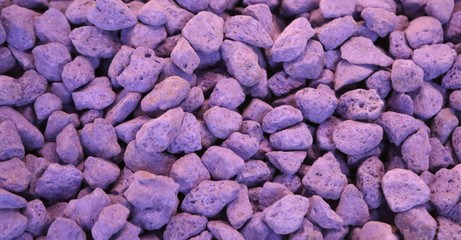 purple lavender scented rocks to deodorize the wardrobe drawers