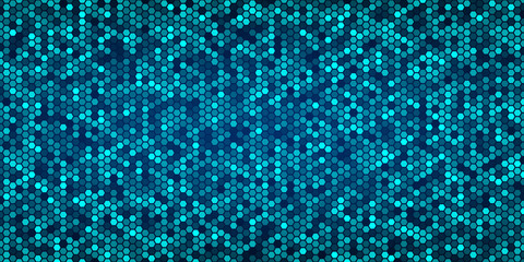 Abstract blue hexagons pattern and texture background for design.vector illustration eps 10