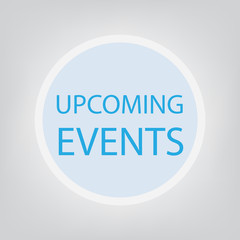 upcoming events concept- vector illustration