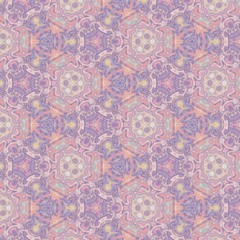 Seamless geometric fractal art. 