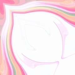 Symmetric pink pastel watercolor fractal art. Oil painting style. Abstract digital artistic pattern. Background template for design products decoration. Creative print for canvas, textile or fabric.