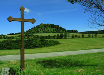 Wegkreuz beim Kornbühl auf der Schwäbischen Alb