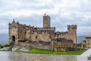 Medieval castle of Javier in Navarra. Spain