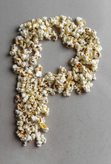 PopCorn Alphabet, isolated