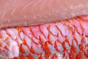 Gros plan sur des filets de rougets