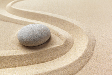 Fototapeta na wymiar zen garden meditation stone background