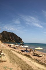 Fototapeta na wymiar Kefalos : Cavo Paradise Beach (Kos-Grèce) 