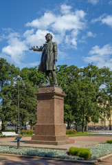 Obraz premium Monument to Alexander Pushkin, Saint Petersburg, Russia