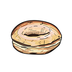 Donut vector.(hand draw style)
