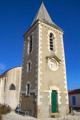 Fototapeta na wymiar L'Epine. Presbytère. Noirmoutier, Vendée