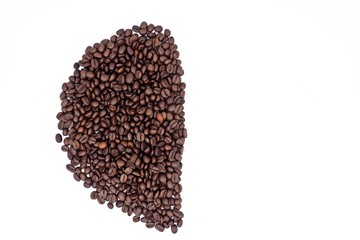 Coffee Beans on white background