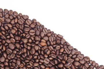 Coffee Beans on white background