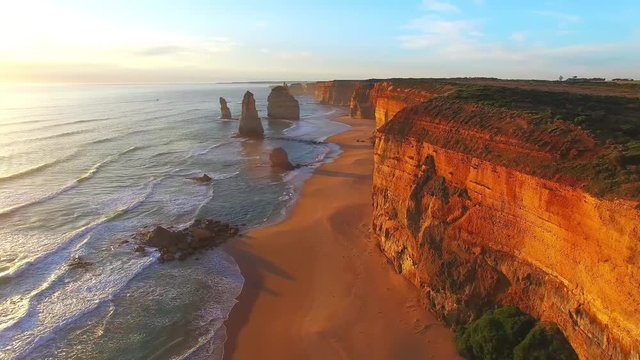 Great Ocean Road aerial view