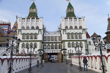 Naklejka premium Ancient Russian buildings