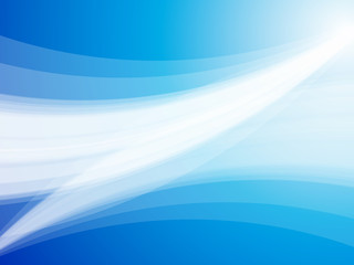 abstract blue wave rays background