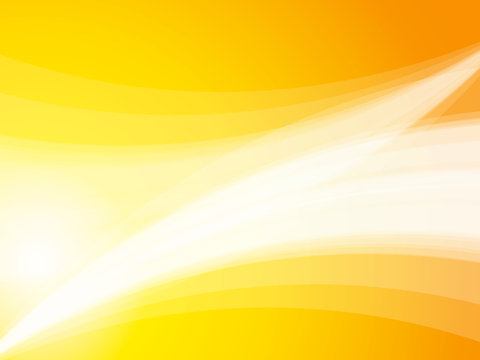 abstract yellow wave rays background