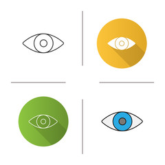 Obraz premium Human eye icon