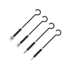 Tattoo needles pack glyph icon