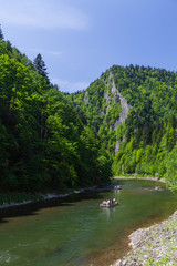 The turn of the river Dunajec in Pieniny, Poland and Slovakia © gkrphoto