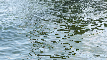 Sea surface as natural background, color toned.