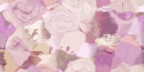 4404485 Seamless horizontal texture with abstract dyed paint in large colorful strokes