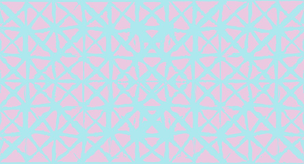 Baby Pink, Blue, Turquoise Stripes Organic Vector Seamless Geo Pattern. Fine Suit Ikat Tie Dye Wabi Sabi Traditional Winter Prints. Hand Drawn Female Fashion Design, Childrens Exotic Kimono Ornament.