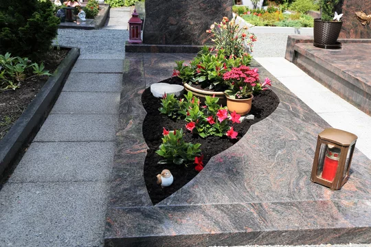 Grave design, tomb, care of graves Stock Photo | Adobe Stock