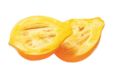 Fresh yellow pumpkin