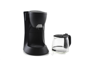 coffee maker machine isolated on white background