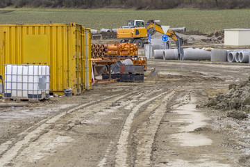 big construction site
