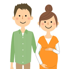 若いカップル 妊婦