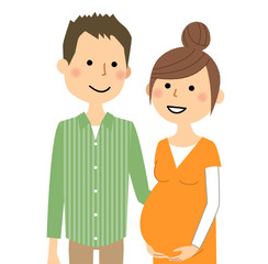 若いカップル 妊婦