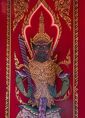 Giant Angel Picture on The Door