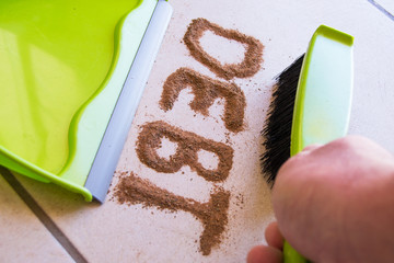 Get Rid of Debt Concept