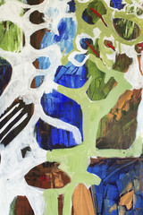 Detail of the Painting as a Background
