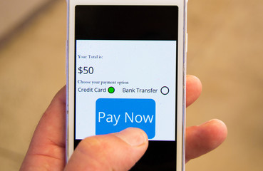 Electronic Payment on a Cellphone