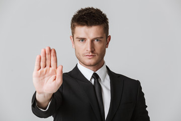 Portrait of a serious young businessman