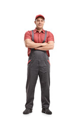 Mover with his hands crossed