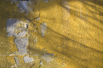 Stara ściana faktura tekstura żółty