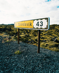 Obraz premium cartello Grindavik