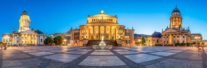 Gendarmenmarkt Panorama in Berlin, Berlin-Mitte, Deutschland © eyetronic