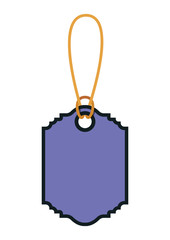 commercial tag hanging icon vector illustration design