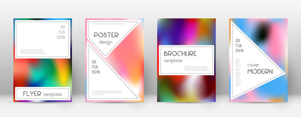 Flyer layout. Stylish bewitching template for Brochure, Annual Report, Magazine, Poster, Corporate Presentation, Portfolio, Flyer. Awesome colorful cover page.