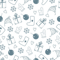 Christmas  seamless pattern