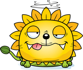 Cartoon Goofy Dandelion Lion