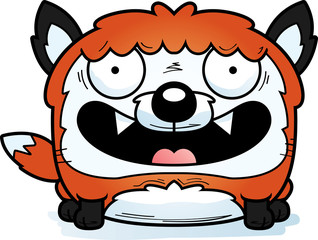 Smiling Cartoon Fox