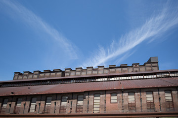 Fototapeta premium Abandoned steel plant Old Bethlehem Steel Plant in Bethlehem, Pennsylvania