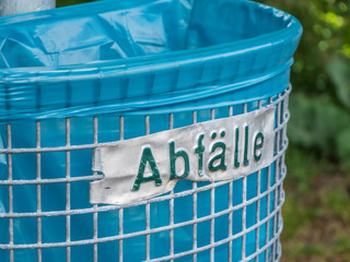 Abfalleimer in der Stadt